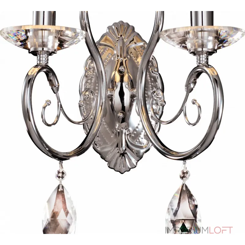 Бра Osgona Ricerco 693624 Цвет арматуры хром Цвет плафонов кремовый от ImperiumLoft