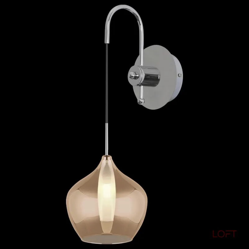 Бра Lightstar Pentola 803543 Цвет арматуры хром Цвет плафонов янтарный от ImperiumLoft Бра Lightstar Pentola 803543 Цвет арматуры хром Цвет плафонов янтарный от ImperiumLoft