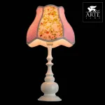 Настольная лампа декоративная Arte Lamp Kids A9222LT-1WH Цвет арматуры белый Цвет плафонов розовый от ImperiumLoft