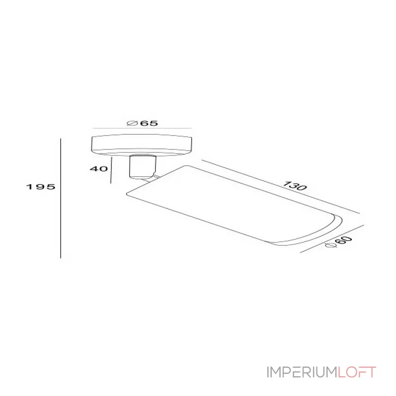 Спот Maytoni Alfa C034CL-01W Цвет арматуры белый Цвет плафонов белый от ImperiumLoft