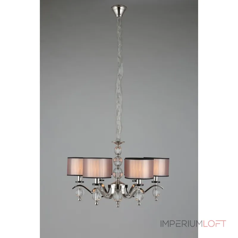 Подвесная люстра Aployt Floret APL.703.03.06 Цвет арматуры хром Цвет плафонов черно-белый от ImperiumLoft