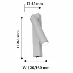 Бра Favourite Specimen 2229-1W Цвет плафонов белый Цвет арматуры белый от ImperiumLoft