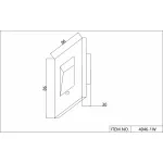 Встраиваемый светильник Favourite Nox 4046-1W от ImperiumLoft