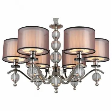 Подвесная люстра Aployt Floret APL.703.03.06 Цвет арматуры хром Цвет плафонов черно-белый