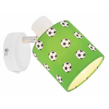 Бра Globo Lemmi 54009-1 цвет арматуры белый цвет плафонов зеленый Бра Globo Lemmi 54009-1 цвет арматуры белый цвет плафонов зеленый