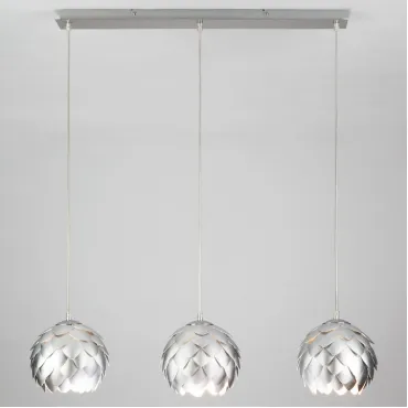 Подвесной светильник с металлическим плафоном 304/3 серебро / хром Подвесной светильник с металлическим плафоном 304/3 серебро / хром