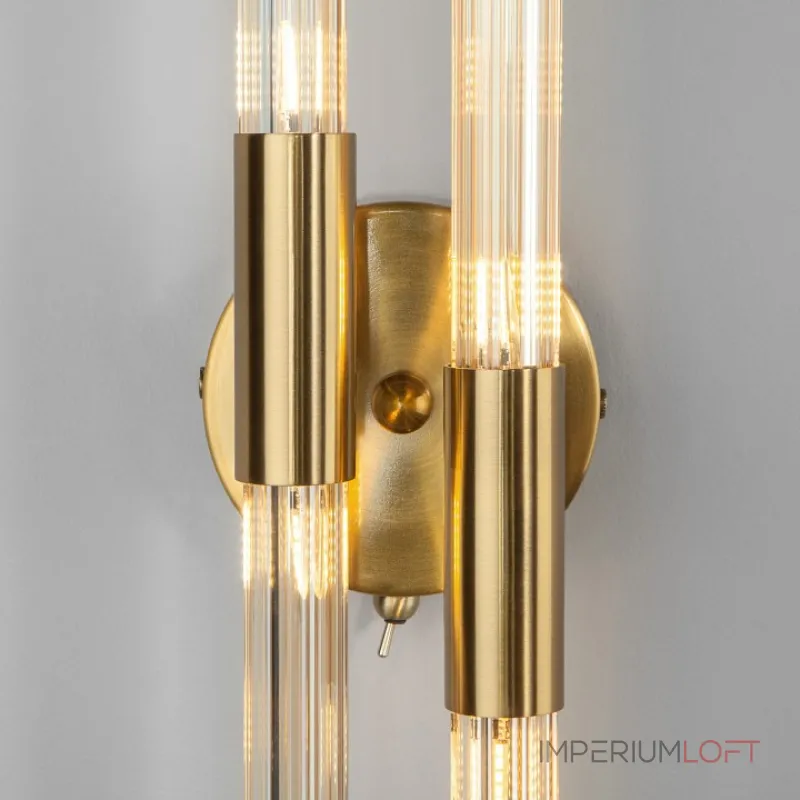 Бра Bogate's Sole 557/4 Цвет арматуры бронза Цвет плафонов янтарный от ImperiumLoft