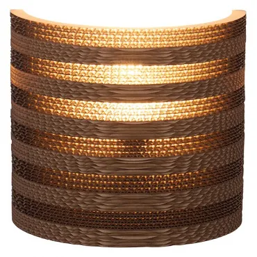 Накладной светильник Vitaluce V4787 V4787-1/1A Цвет арматуры чёрный Цвет плафонов коричневый