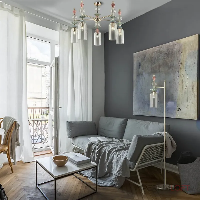 Люстра на штанге Odeon Light Bizet 4855/5C 