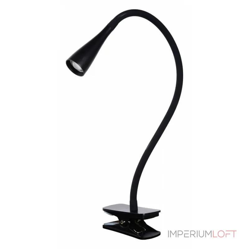 Настольная лампа офисная Lucide Zozy 18256/03/30 Цвет плафонов черный Цвет арматуры черный от ImperiumLoft