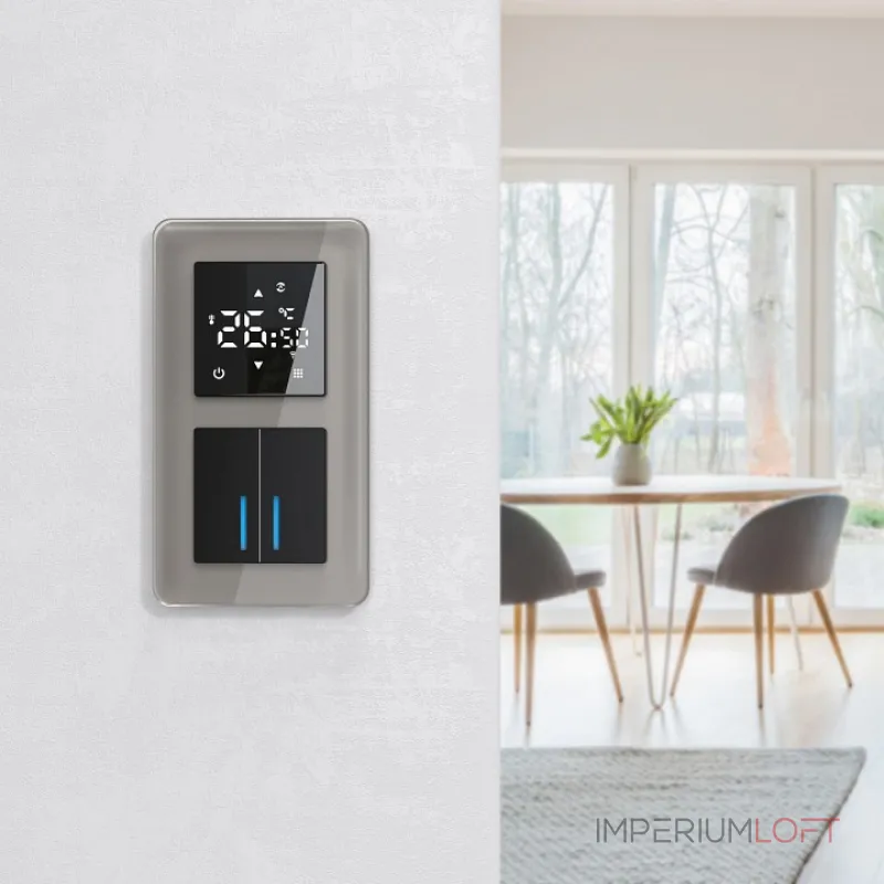 Рамка на 2 поста Werkel Elite (дымчатый, стекло) W0022417 от ImperiumLoft