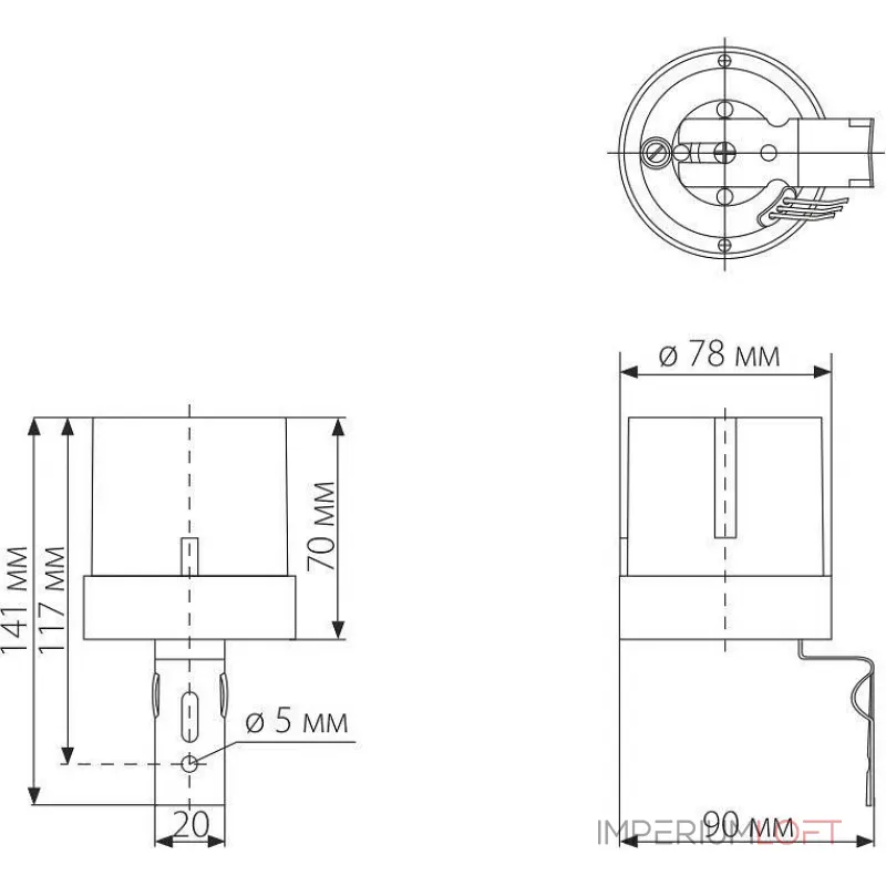 Датчик освещенности Elektrostandard SNS L 07 a030063 от ImperiumLoft Датчик освещенности Elektrostandard SNS L 07 a030063 от ImperiumLoft