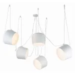 Подвесная люстра EVOLUCE Trieste SLE120653-05 Цвет арматуры белый Цвет плафонов белый от ImperiumLoft