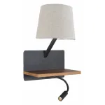 Бра с подсветкой и полкой Favourite Liga 2896-1W Цвет плафонов кремовый от ImperiumLoft