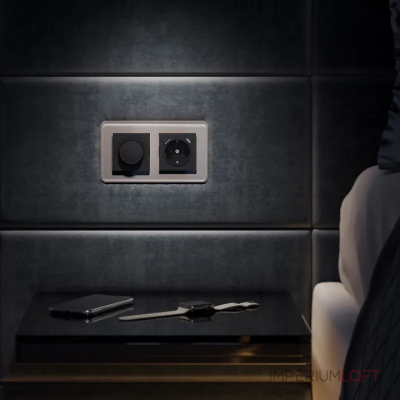 Рамка на 2 поста Werkel Elite (дымчатый, стекло) W0022417 от ImperiumLoft