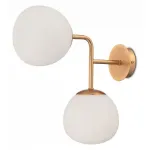 Бра Maytoni Erich MOD221-WL-02-G Цвет арматуры золото Цвет плафонов белый от ImperiumLoft