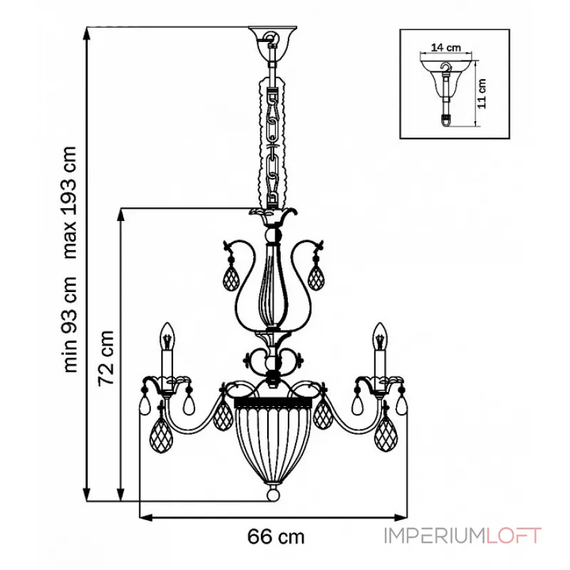 Подвесная люстра Lightstar Schon 790111 