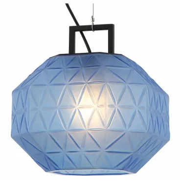 Подвесной светильник Stilfort Chest 2127/07/01P Цвет плафонов синий Цвет арматуры черный Подвесной светильник Stilfort Chest 2127/07/01P Цвет плафонов синий Цвет арматуры черный