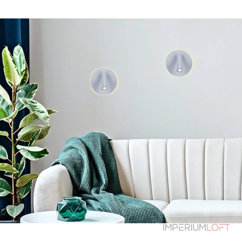 Бра Ambrella Sota 16 FW251 Цвет арматуры белый Цвет плафонов белый от ImperiumLoft