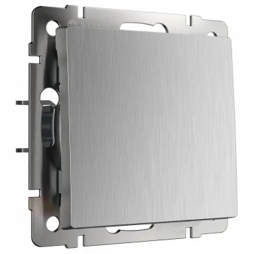 Выключатель проходной одноклавишный без рамки Werkel W111 1 W1112009 Цвет арматуры серебро