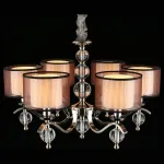 Подвесная люстра Aployt Floret APL.703.03.06 Цвет арматуры хром Цвет плафонов черно-белый от ImperiumLoft