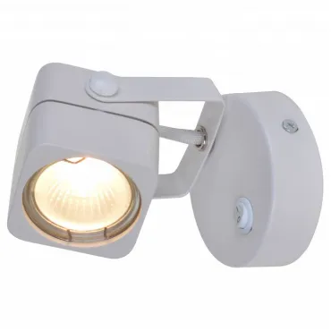 Бра Arte Lamp Lente A1314AP-1WH Цвет арматуры белый Цвет плафонов белый
