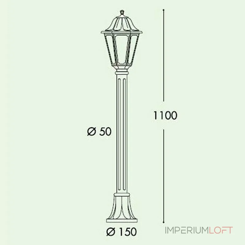 Наземный высокий светильник Fumagalli Anna E22.151.000.AXE27 от ImperiumLoft Наземный высокий светильник Fumagalli Anna E22.151.000.AXE27 от ImperiumLoft