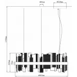 Подвесной светильник Wertmark Lotta WE460.02.303 от ImperiumLoft