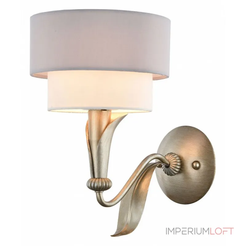 Бра Maytoni Lillian H311-01-G Цвет арматуры серебро Цвет плафонов серый от ImperiumLoft Бра Maytoni Lillian H311-01-G Цвет арматуры серебро Цвет плафонов серый от ImperiumLoft