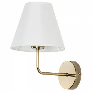 Бра Arte Lamp Elba A2581AP-1AB Цвет плафонов белый Цвет арматуры бронза