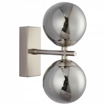 Бра Favourite Varietas 2650-2W цвет арматуры никель цвет плафонов серый Бра Favourite Varietas 2650-2W цвет арматуры никель цвет плафонов серый