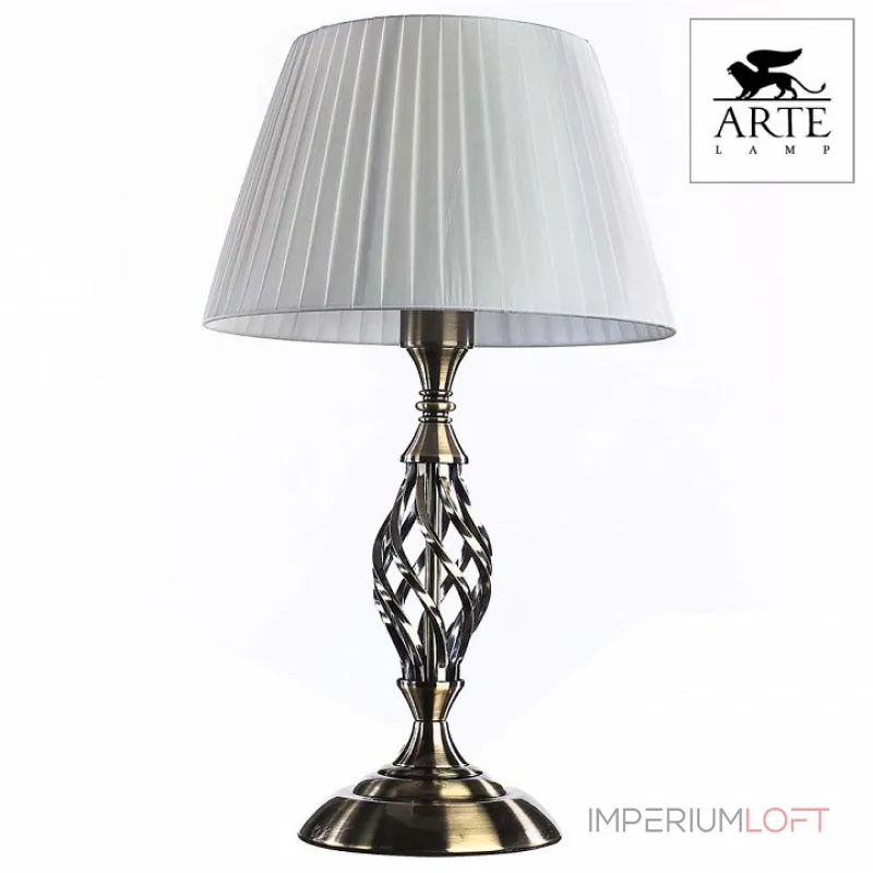 Настольная лампа декоративная Arte Lamp Zanzibar A8390LT-1AB Цвет арматуры бронза Цвет плафонов белый от ImperiumLoft Настольная лампа декоративная Arte Lamp Zanzibar A8390LT-1AB Цвет арматуры бронза Цвет плафонов белый от ImperiumLoft