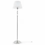 Торшер Maytoni Riverside MOD018FL-01CH Цвет арматуры хром Цвет плафонов белый от ImperiumLoft