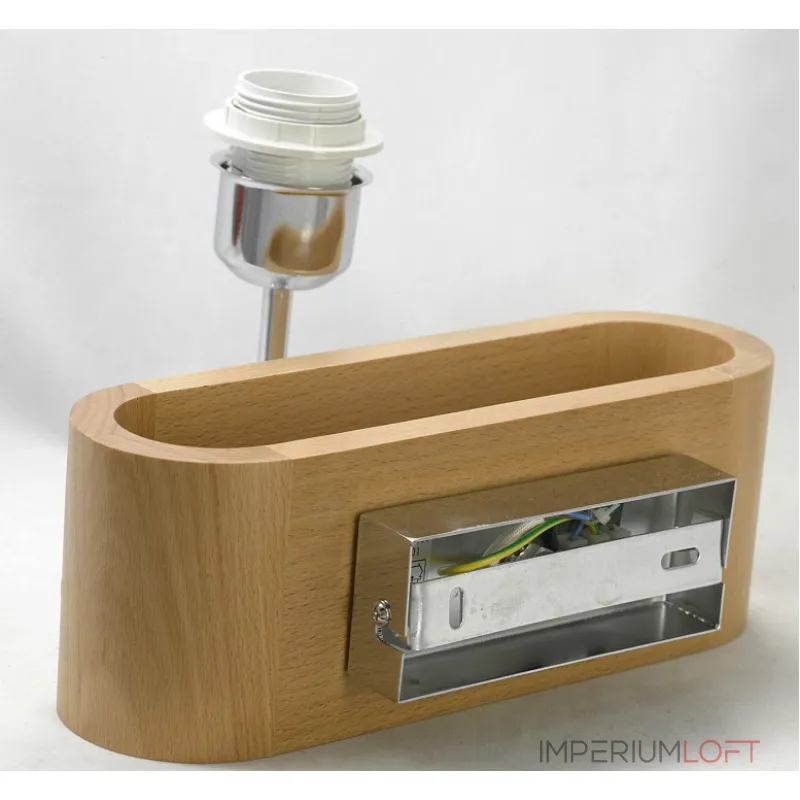 Бра Lussole Nulvi LSF-2111-01V Цвет арматуры коричневый Цвет плафонов белый от ImperiumLoft