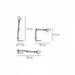 Настольная лампа офисная Artemide A011810 от ImperiumLoft