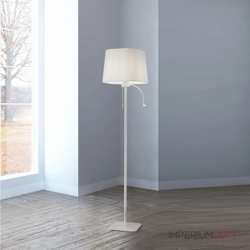 Торшер с подсветкой Maytoni Farel Z001FL-L3W-1W Цвет арматуры белый Цвет плафонов белый от ImperiumLoft Торшер с подсветкой Maytoni Farel Z001FL-L3W-1W Цвет арматуры белый Цвет плафонов белый от ImperiumLoft