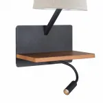 Бра с подсветкой и полкой Favourite Liga 2896-1W Цвет плафонов кремовый от ImperiumLoft