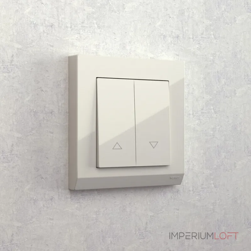 Выключатель для жалюзи Werkel Слоновая кость W1124503 от ImperiumLoft