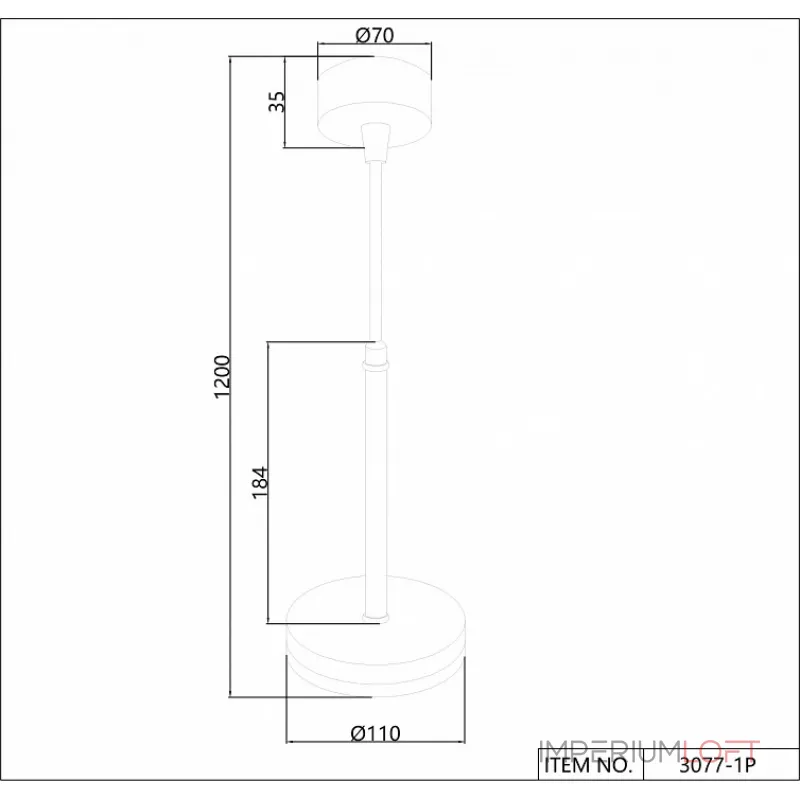Подвесной светильник Favourite Sarkal 3077-1P Подвесной светильник Favourite Sarkal 3077-1P