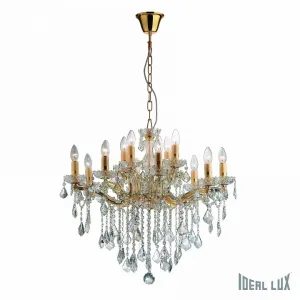 Подвесная люстра Ideal Lux FLORIAN FLORIAN SP12 ORO 
