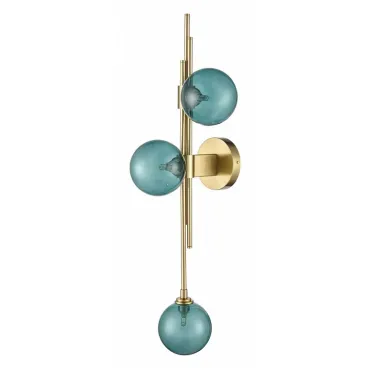Бра Vele Luce Paradise VL5774W13 Цвет арматуры Желтый Цвет плафонов Зеленый Бра Vele Luce Paradise VL5774W13 Цвет арматуры Желтый Цвет плафонов Зеленый