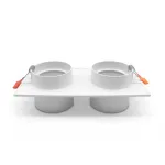 Встраиваемый светильник Ambrella Techno 5 TN330 Цвет плафонов белый Цвет арматуры белый от ImperiumLoft