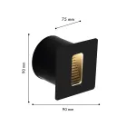 Встраиваемый светильник Favourite Glimt 4389-1W от ImperiumLoft