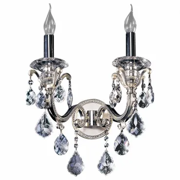 Бра Lightstar Lusso 788624 Цвет арматуры серебро Цвет плафонов прозрачный