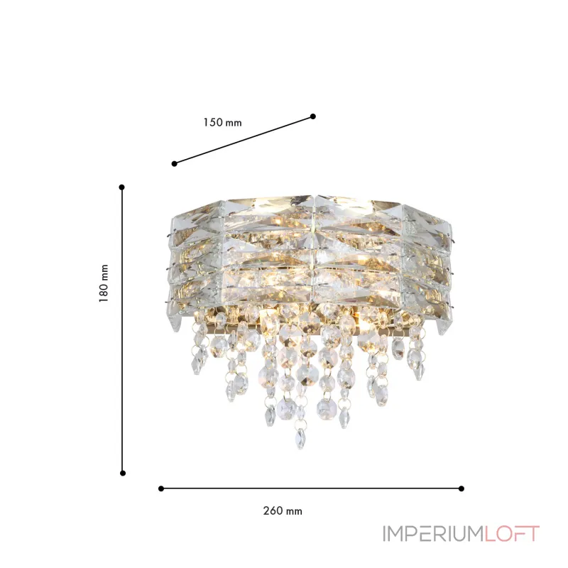 Настенный светильник F-promo Icicle 4251-2W от ImperiumLoft Настенный светильник F-promo Icicle 4251-2W от ImperiumLoft
