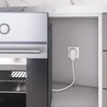 Розетка силовая для электроплиты с вилкой Werkel белый W1189201 от ImperiumLoft