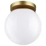 Накладной светильник Odeon Light Bosco 4247/1C Цвет плафонов белый Цвет арматуры золото от ImperiumLoft