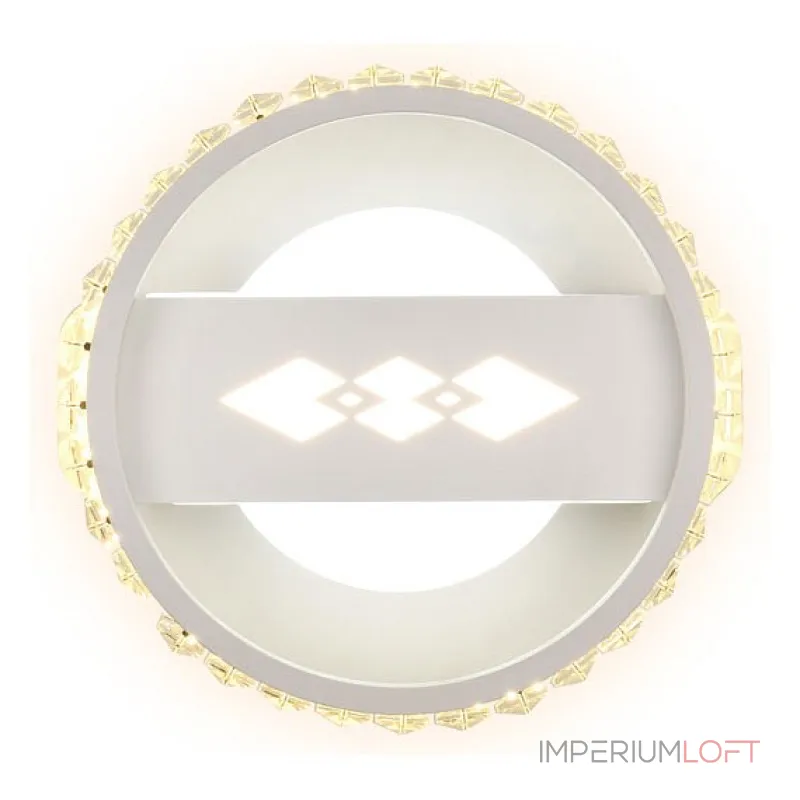 Бра Ambrella Ice 21 FA221 Цвет арматуры белый Цвет плафонов прозрачный от ImperiumLoft