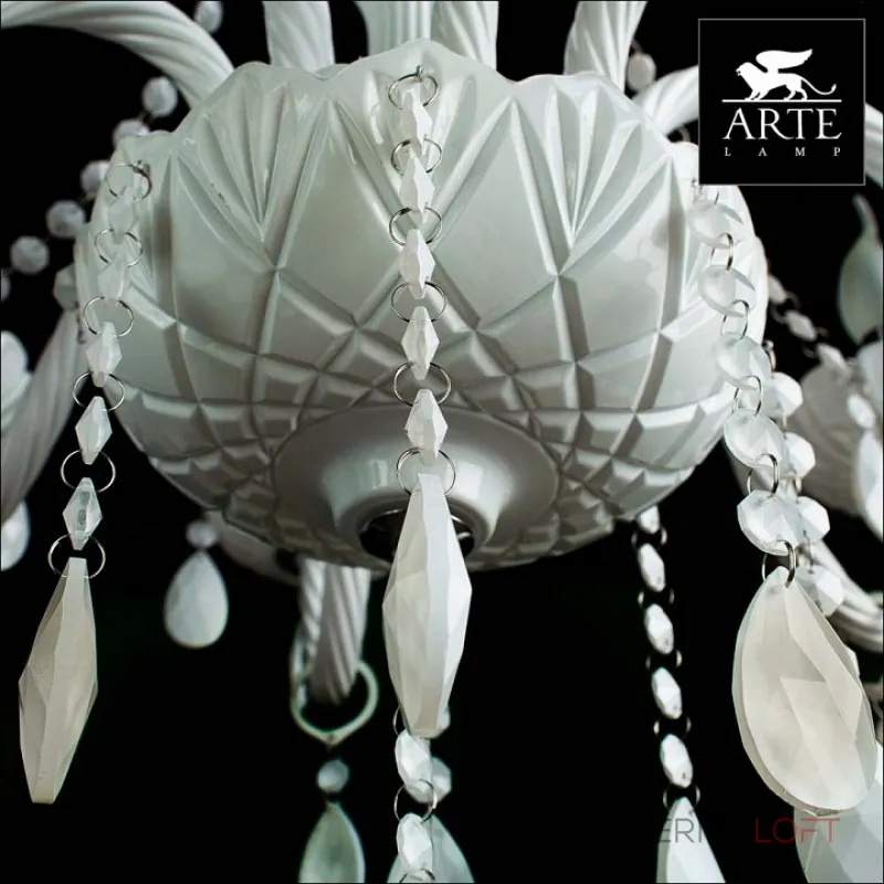 Подвесная люстра Arte Lamp Teatro A3964LM-8WH Подвесная люстра Arte Lamp Teatro A3964LM-8WH