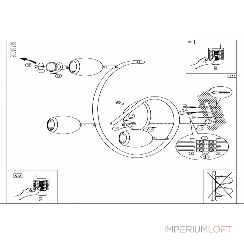 Спот Eglo ПРОМО Bimeda 31003 Цвет арматуры хром от ImperiumLoft